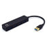 Фото #1 товара USB-разветвитель Ewent EW1136 4 x USB 3.0 Чёрный 3600 W