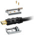 Transmedia C505-25L - 25 m - HDMI Type A (Standard) - HDMI Type A (Standard) - Black - Gold - Silver