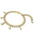 ფოტო #2 პროდუქტის Gold-Tone Dextera Crystal Chain Bracelet