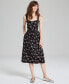 ფოტო #1 პროდუქტის Women's Corset Midi Dress, Created for Macy's