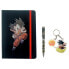 DRAGON BALL Set Diary. Pen And Key Ring Set