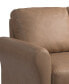 Фото #5 товара 57.9" W Faux Leather Wilshire Loveseat with Rolled Arms