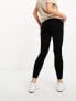 Фото #3 товара Mamalicious Maternity jegging with over the bump band in black