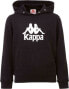 Фото #1 товара Толстовка спортивная Kappa Kappa Taino для детей 176 черная