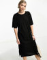 Noisy May oversized t-shirt dress in black