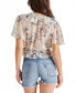 ფოტო #2 პროდუქტის Women's Brighton Ruffled Peplum Top