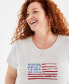 Фото #3 товара Plus Size Graphic T-Shirt, Created for Macy's