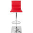 Фото #1 товара Masters Adjustable Barstool with Swivel in Faux Leather