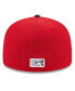 Фото #3 товара Men's Red Fort Wayne TinCaps Authentic Collection Alternate Logo 59FIFTY Fitted Hat