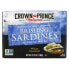 Фото #1 товара Crown Prince Natural, Brisling Sardines, в родниковой воде, 106 г (3,75 унции)