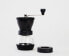 Hario ceramic coffee grinder, PLUS, glass