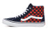 Кроссовки Vans SK8 HI Pro "Checkerboard Navy Orange" VN000VHGW7E