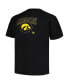 Men's Black Iowa Hawkeyes Big and Tall Pop T-shirt