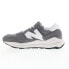 Фото #9 товара New Balance 574 M5740VPB Mens Gray Suede Lace Up Lifestyle Sneakers Shoes
