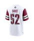 ფოტო #2 პროდუქტის Men's Jamin Davis White Washington Commanders Game Jersey