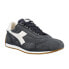 Diadora Equipe Suede Sw Lace Up Mens Blue Sneakers Casual Shoes 175150-C2074 6.5 - фото #2