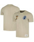 ფოტო #1 პროდუქტის Men's and Women's Khaki Looney Tunes Taz Denim Patch T-shirt