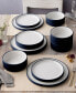 Фото #55 товара Colortex Stone Stax Dinner Plates, Set of 4