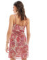 Фото #3 товара JDY cami mini dress in pink paisley print