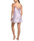 Women's Brennan Satin Lace-Trim Chemise