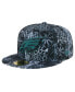 ფოტო #1 პროდუქტის Men's Black Philadelphia Eagles Shibori 59fifty Fitted Hat