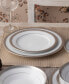 Фото #13 товара Crestwood Platinum Set of 4 Dinner Plates, Service For 4