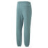 Фото #4 товара Puma Classics Relaxed Sweatpants Fl Mens Blue Casual Athletic Bottoms 533442-50