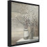 Pussi Willow Still Life Gray Pots by Julia Purinton Canvas Framed Art