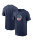 Фото #1 товара Men's Navy Chicago Cubs Americana T-Shirt