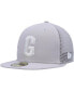 Фото #1 товара Men's Gray San Francisco Giants 2023 On-Field Batting Practice 59FIFTY Fitted Hat
