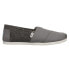 TOMS Alpargata Slip On Mens Grey Casual Shoes 10009205T