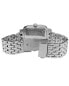 ფოტო #2 პროდუქტის Women's 36X30mm Silver Tank Bracelet Watch Panther Link Bracelet