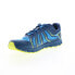 Фото #4 товара Inov-8 TrailFly 250 001075-BLNYYW Mens Blue Canvas Athletic Hiking Shoes