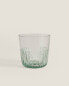 Фото #2 товара Raised design glass tumbler