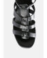 Фото #4 товара WINDRUSH Cage Wedge Leather Sandal in Black
