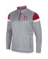 Men's Gray Stanford Cardinal Bingo Quarter-Zip Jacket