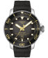 Men's Seastar 2000 Professional Powermatic 80 Automatic Black Rubber Strap Watch 46mm