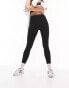 Фото #4 товара Topshop branded elastic legging in black