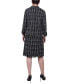 ფოტო #2 პროდუქტის Petite Long Sleeve Tweed Jacket with Dress Set, 2 Piece