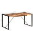 Фото #5 товара Dining Table 63"x31.5"x29.5" Solid Wood with Sheesham Finish