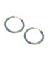 ფოტო #1 პროდუქტის Women's Crystal Hoop Earrings