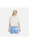 Фото #2 товара Футболка Nike Sportswear Futura Flover Graphic Crop Short-Sleeve для женщин