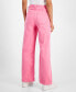 Фото #4 товара Women's Patch-Pocket Wide-Leg Jeans, Created for Macy's