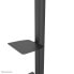 by Newstar Pro multimedia shelf - Shelf - Black - 5 kg - Pole clamp - -25.4 mm (-1") - -25.4 mm (-1")