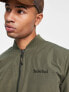 Timberland DWR insulated bomber jacket in khaki