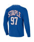 Фото #4 товара Men's NFL X Staple Blue New York Giants Core Long Sleeve Jersey Style T-shirt