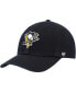 Фото #1 товара Men's Black Pittsburgh Penguins Team Clean Up Adjustable Hat