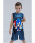 Boys Sonic the Hedgehog Knuckles Tails Tank Top and Shorts to