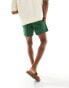 Lacoste logo swim shorts in dark green