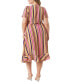 Фото #2 товара Trendy Plus Size Varsha Wrap Dress